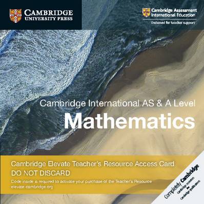 Cambridge International AS & A Level Mathematics Cambridge Elevate Teacher's Resource Access Card - Julia Fletcher - 9781108461672