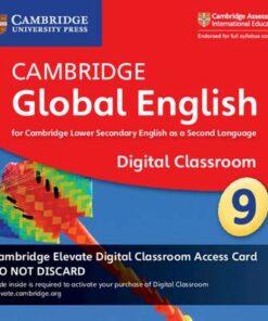 Cambridge Global English Stage 9 Cambridge Elevate Digital Classroom Access Card (1 Year): For Cambridge Lower Secondary English as a Second Language - Christopher Barker - 9781108739948