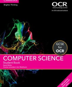 GCSE Computer Science for OCR: GCSE Computer Science for OCR Student Book with Cambridge Elevate Enhanced Edition (2 Years) - David Waller - 9781316503997