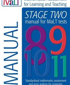 MaLT Stage Two (Tests 8-11) Manual (Mathematics Assessment for Learning and Teaching) - Julian Williams - 9781444102567