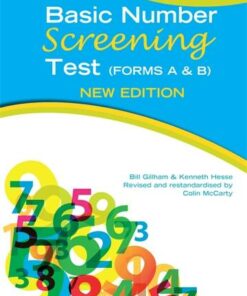 Basic Number Screening Test Manual - Bill Gillham - 9781444147599