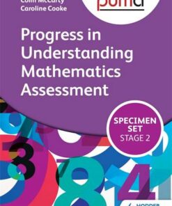 PUMA Stage Two (3-6) Specimen Set (Progress in Understanding Mathematics Assessment) - Colin McCarty - 9781471806261