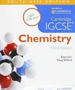 Cambridge IGCSE Chemistry 3rd Edition plus CD South Asia Edition - Bryan Earl - 9781471837975
