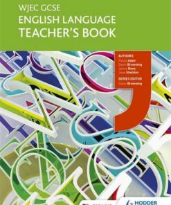 WJEC GCSE English Language Teacher's Book - Paula Adair - 9781471868337