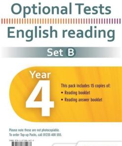 Optional Tests Set B Reading Year 4 Pupil Pack (15 Copies) - Lorna Pepper - 9781471881473