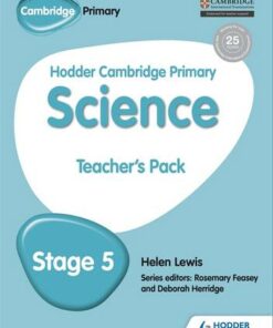 Hodder Cambridge Primary Science Teacher's Pack 5 - Helen Lewis - 9781471884153