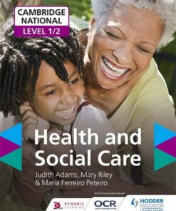 Cambridge National Level 1/2 Health and Social Care - Judith Adams - 9781471899744