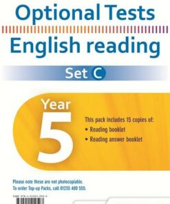 Optional Tests Set C Reading Year 5 Pupil Pack (15 Copies) - Lorna Pepper - 9781510410503