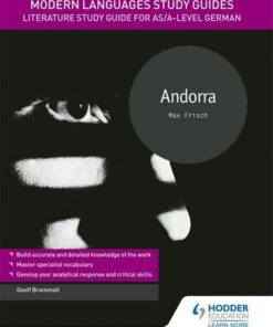 Modern Languages Study Guides: Andorra: Literature Study Guide for AS/A-level German - Geoff Brammall - 9781510435636
