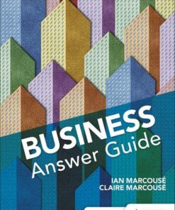 Pearson Edexcel A level Business Answer Guide - Ian Marcouse - 9781510453333