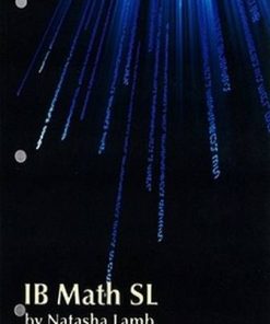 IB Math SL Course Materials - Student Activities Book - Natasha Lamb - 9781596574120