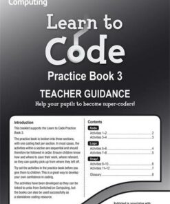 Learn to Code Teacher's Notes 3 - Claire Lotriet - 9781783393473