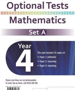 Optional Tests Set A Mathematics Year 4 Pupil Pack (15 Copies) -  - 9781783399765