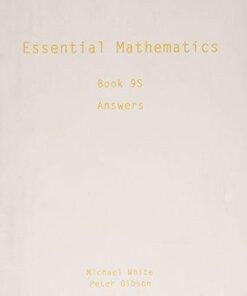 Essential Maths: Book 9S: Answers - Michael White - 9781902214900
