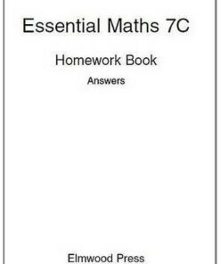 Essential Maths 7c Homework Book Answers - David Rayner - 9781906622046