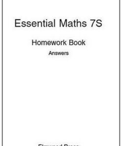 Essential Maths 7S Homework Book Answers - David Rayner - 9781906622053