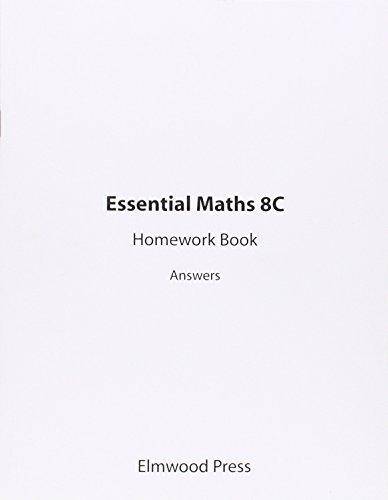 Essential Maths 8C Homework Book Answers - Michael White - 9781906622152