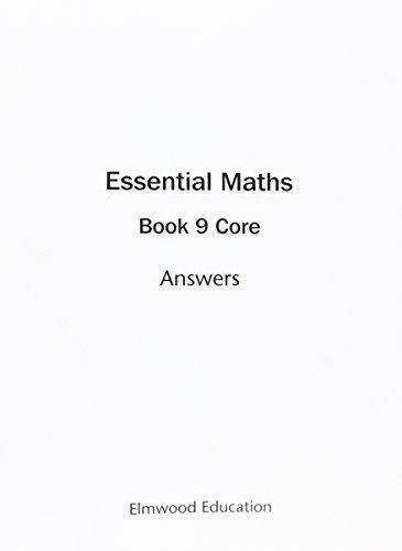 Essential Maths 9 Core Answers - David Rayner - 9781906622398