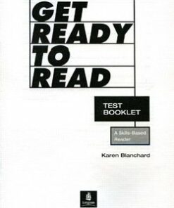 Get Ready to Read Test Booklet - Karen Blanchard - 9780131941816