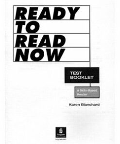 Ready to Read Now Test Booklet - Karen Blanchard - 9780131941823