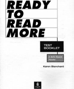 Ready to Read More Test Booklet - Karen Blanchard - 9780131941830