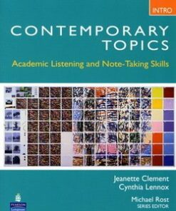 Contemporary Topics (3rd Edition) Intro Student's Book - Jeanette Clement - 9780132075176