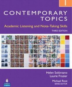 Contemporary Topics (3rd Edition) 1 Intermediate Student Book with DVD -  - 9780132316057
