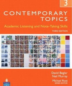 Contemporary Topics (3rd Edition) 3 Advanced Student Book with DVD -  - 9780132316088