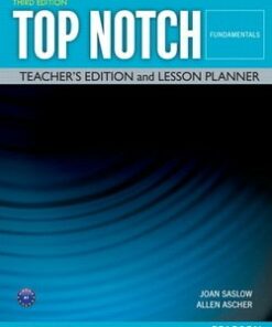 Top Notch (3rd Edition) Fundamentals Teacher's Edition & Lesson Planner - Joan Saslow - 9780133810523