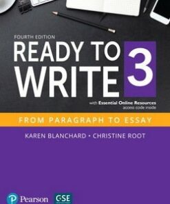 Ready to Write 3 (B2) Student Book with Essential Online Resources - Karen Blanchard - 9780134399331