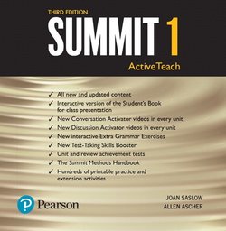 Summit (3rd Edition) 1 ActiveTeach (Interactive Whiteboard Software) - Joan Saslow - 9780134499062