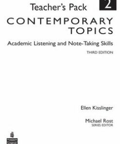 Contemporary Topics (3rd Edition) 2 High Intermediate Teacher's Pack - Ellen Kisslinger - 9780136005155