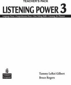 Listening Power 3 Teacher's Pack -  - 9780136114291