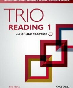 Trio Reading 1 Student's Book Pack - Kate Adams - 9780194000789