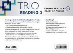 Trio Reading 3 Online Teacher's Internet Access Card - Kate Adams - 9780194004053