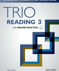 Trio Reading 3 Students Book Pack - Kate Adams - 9780194004060
