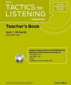 Tactics for Listening Basic (3rd Edition) Teacher's Book with CD -  - 9780194013758