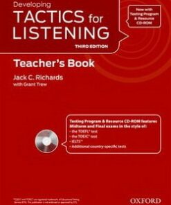 Tactics for Listening Developing (3rd Edition) Teacher's Book with CD -  - 9780194013765