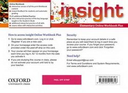 Insight Elementary Online Workbook Plus (Internet Access Code Card) -  - 9780194014816