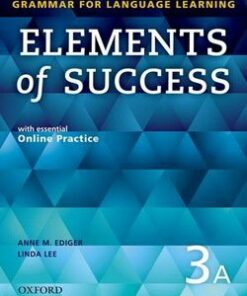 Elements of Success 3 Student Book A (Split Edition) with Online Practice -  - 9780194028271