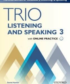 Trio Listening and Speaking 3 Student's Book with Online Practice - Daniel E. Hamlin - 9780194203081