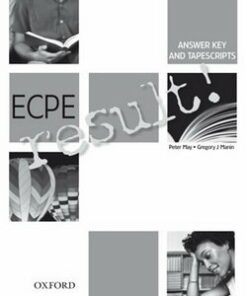 ECPE Result Answer Key & Tapescripts - Peter May - 9780194305471
