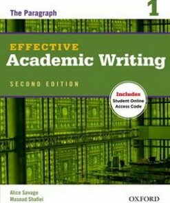 Effective Academic Writing (2nd Edition) 1 Student Book with Online Access Code -  - 9780194323468