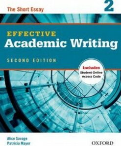 Effective Academic Writing (2nd Edition) 2 Student Book with Online Access Code -  - 9780194323475