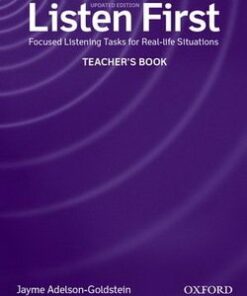 Listen First Teacher's Book -  - 9780194339803