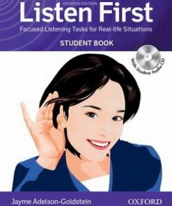 Listen First Student's Book with Student Audio CD - Adelson-Goldstein