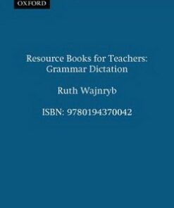 RBT Grammar Dictation - Ruth Wajnryb - 9780194370042