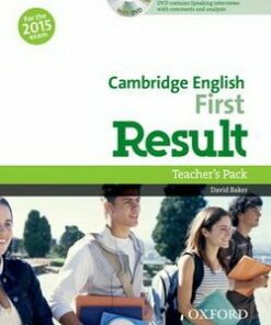 Cambridge English: First (FCE) Result Teacher's Book with DVD -  - 9780194511872