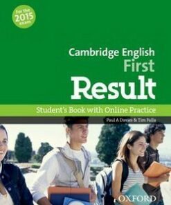 Cambridge English: First (FCE) Result Student's Book with Online Practice Test -  - 9780194511926