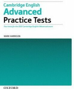 Cambridge English: Advanced (CAE) Practice Tests without Key -  - 9780194512671
